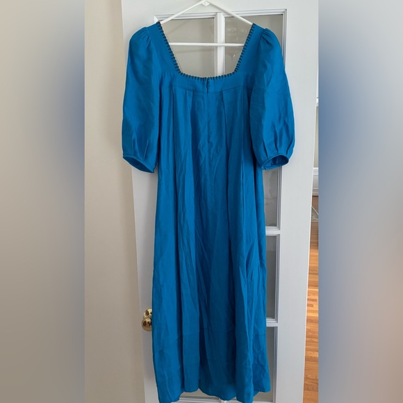 Hunter Bell New York “Waverly” Blue Jewel Puff Sleeve Dress Size XS - Picture 9 of 11